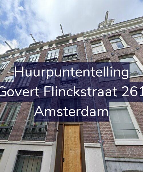Foto gevel Huurpuntentelling voor Govert Flinckstraat 261, Amsterdam