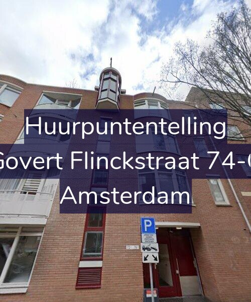 Foto gevel Huurpuntentelling voor Govert Flinckstraat 74-C, Amsterdam