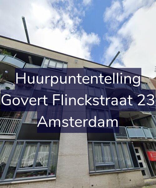 Foto gevel Huurpuntentelling voor Govert Flinckstraat 23, Amsterdam