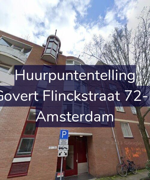 Foto gevel Huurpuntentelling voor Govert Flinckstraat 72-F, Amsterdam