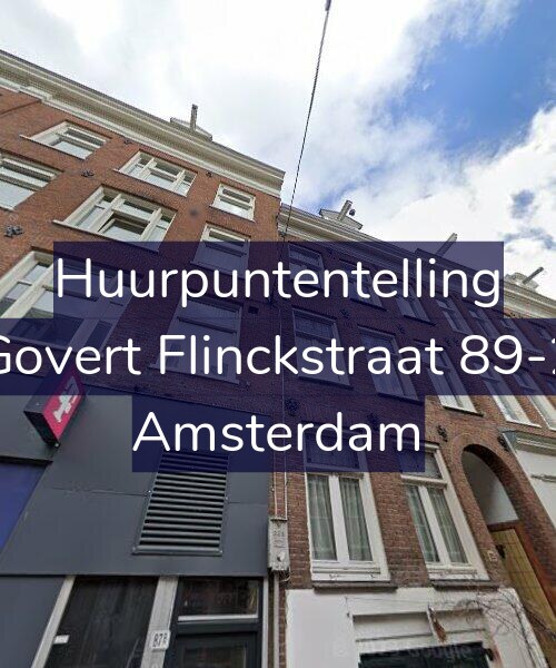 Foto gevel Huurpuntentelling voor Govert Flinckstraat 89-2, Amsterdam