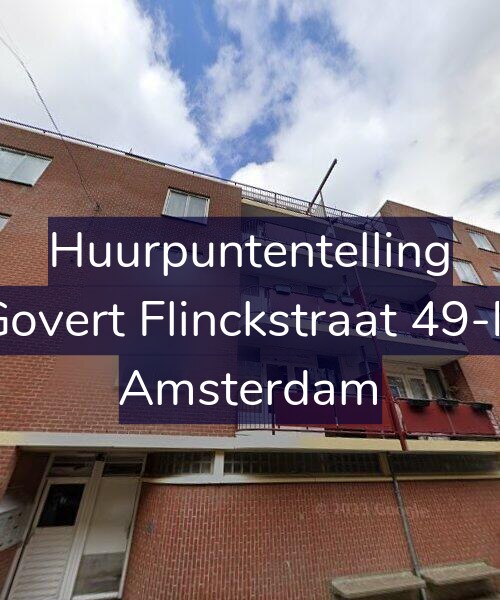 Foto gevel Huurpuntentelling voor Govert Flinckstraat 49-B, Amsterdam