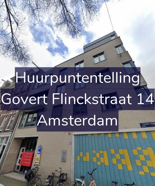 Foto gevel Huurpuntentelling voor Govert Flinckstraat 14, Amsterdam