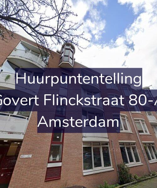 Foto gevel Huurpuntentelling voor Govert Flinckstraat 80-A, Amsterdam
