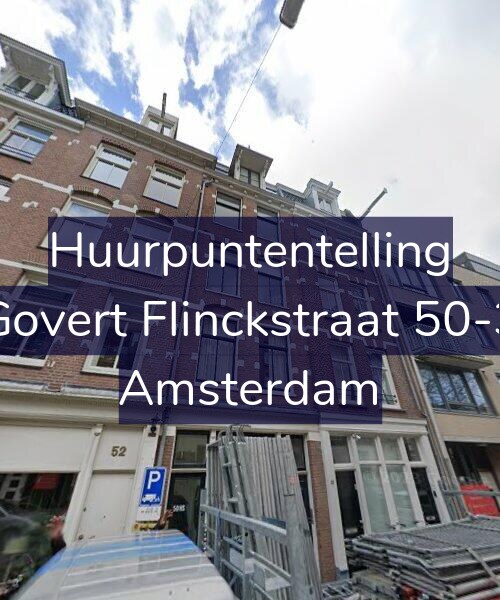 Foto gevel Huurpuntentelling voor Govert Flinckstraat 50-3, Amsterdam