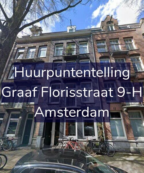 Foto gevel Huurpuntentelling voor Graaf Florisstraat 9-H, Amsterdam