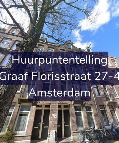 Foto gevel Huurpuntentelling voor Graaf Florisstraat 27-4, Amsterdam