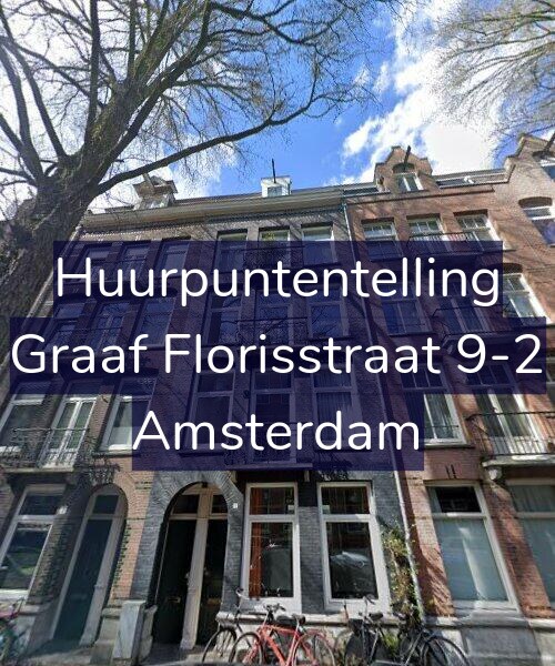 Foto gevel Huurpuntentelling voor Graaf Florisstraat 9-2, Amsterdam