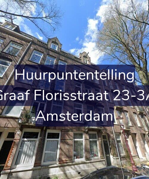 Foto gevel Huurpuntentelling voor Graaf Florisstraat 23-3A, Amsterdam