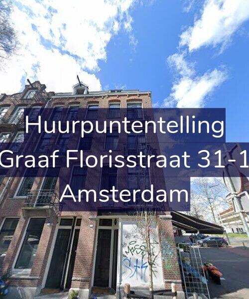 Foto gevel Huurpuntentelling voor Graaf Florisstraat 31-1, Amsterdam