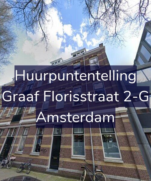 Foto gevel Huurpuntentelling voor Graaf Florisstraat 2-G, Amsterdam
