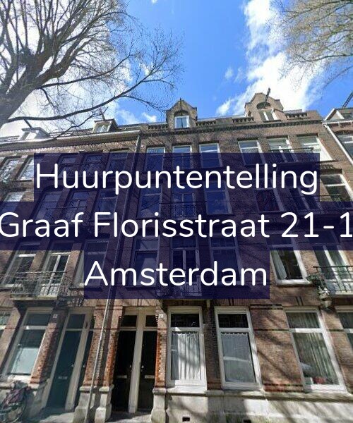 Foto gevel Huurpuntentelling voor Graaf Florisstraat 21-1, Amsterdam
