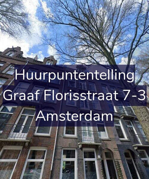 Foto gevel Huurpuntentelling voor Graaf Florisstraat 7-3, Amsterdam