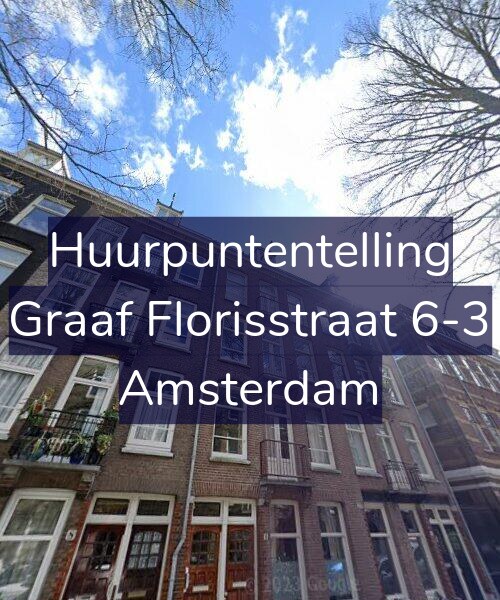 Foto gevel Huurpuntentelling voor Graaf Florisstraat 6-3, Amsterdam