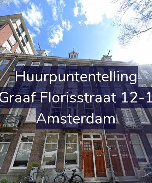 Foto gevel Huurpuntentelling voor Graaf Florisstraat 12-1, Amsterdam