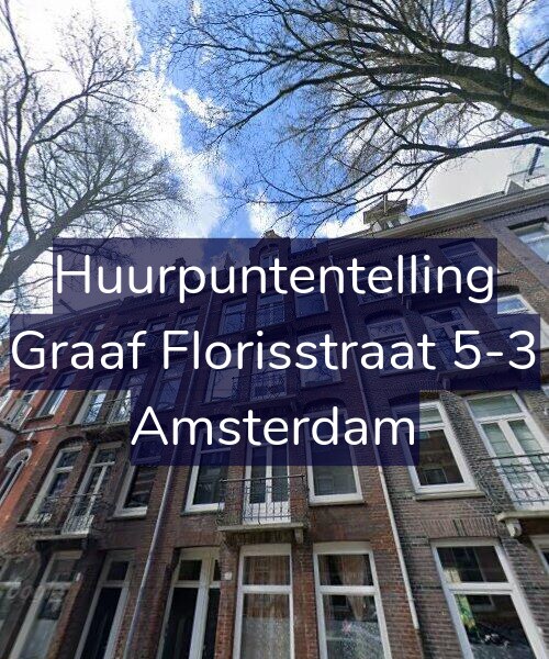 Foto gevel Huurpuntentelling voor Graaf Florisstraat 5-3, Amsterdam