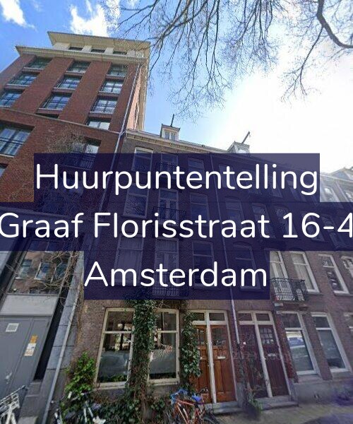 Foto gevel Huurpuntentelling voor Graaf Florisstraat 16-4, Amsterdam