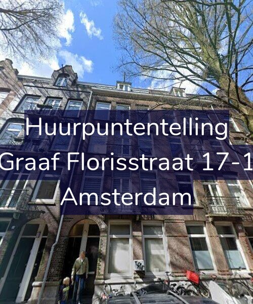 Foto gevel Huurpuntentelling voor Graaf Florisstraat 17-1, Amsterdam