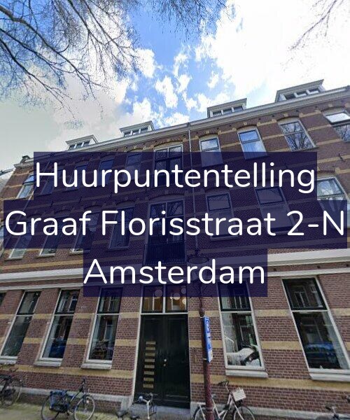 Foto gevel Huurpuntentelling voor Graaf Florisstraat 2-N, Amsterdam