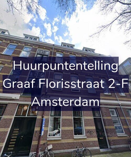 Foto gevel Huurpuntentelling voor Graaf Florisstraat 2-F, Amsterdam