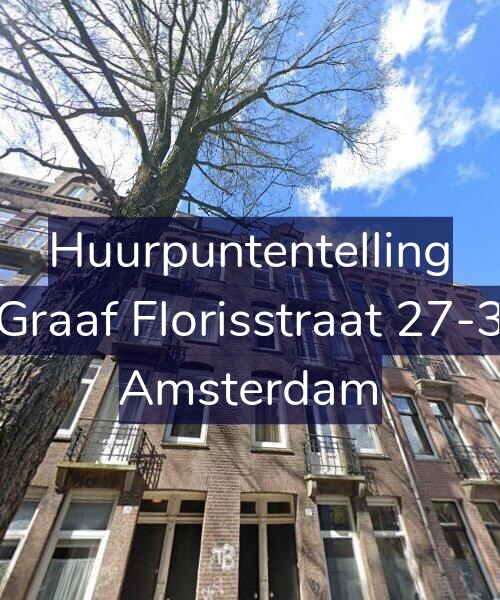 Foto gevel Huurpuntentelling voor Graaf Florisstraat 27-3, Amsterdam