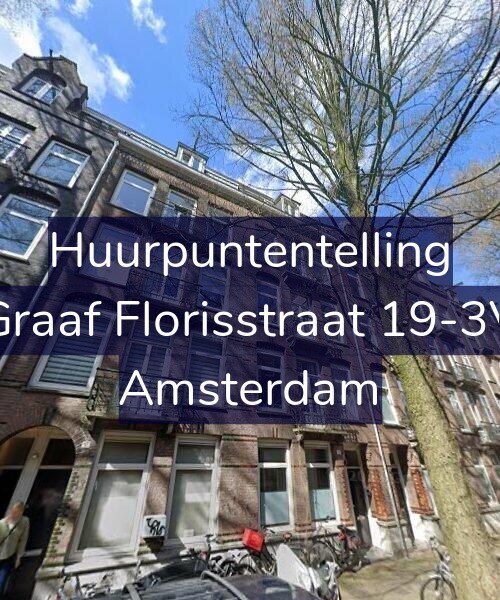Foto gevel Huurpuntentelling voor Graaf Florisstraat 19-3V, Amsterdam