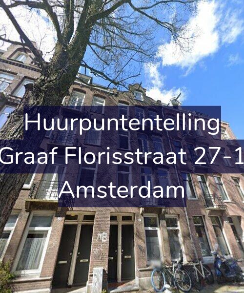 Foto gevel Huurpuntentelling voor Graaf Florisstraat 27-1, Amsterdam