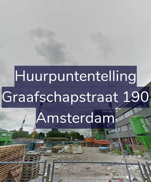 Foto gevel Huurpuntentelling voor Graafschapstraat 190, Amsterdam