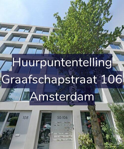 Foto gevel Huurpuntentelling voor Graafschapstraat 106, Amsterdam