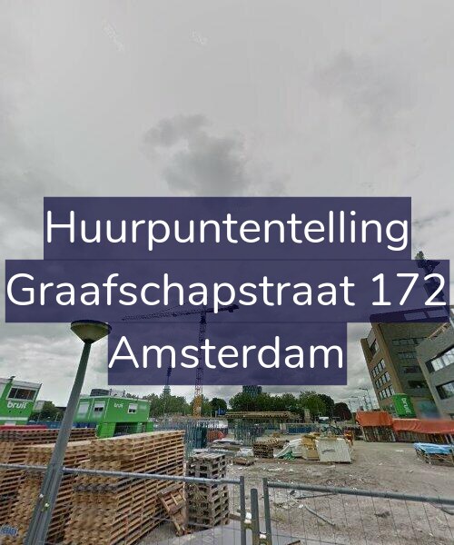 Foto gevel Huurpuntentelling voor Graafschapstraat 172, Amsterdam