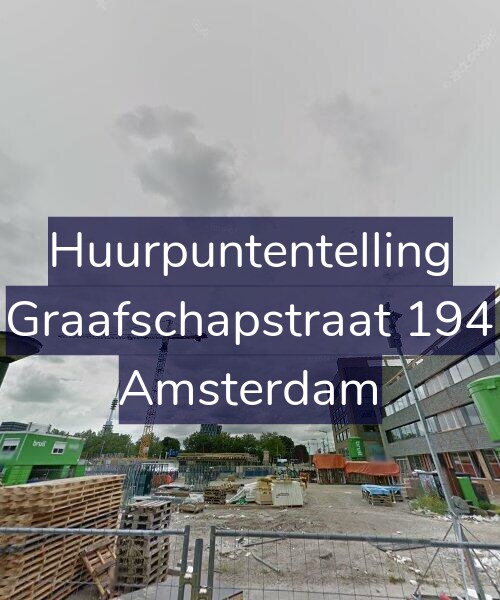 Foto gevel Huurpuntentelling voor Graafschapstraat 194, Amsterdam