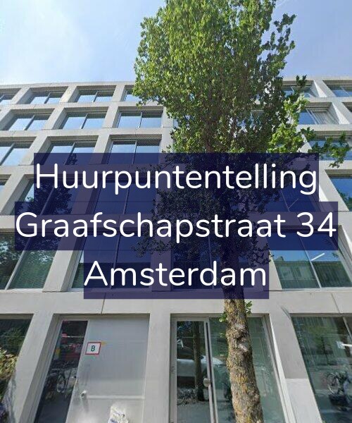 Foto gevel Huurpuntentelling voor Graafschapstraat 34, Amsterdam
