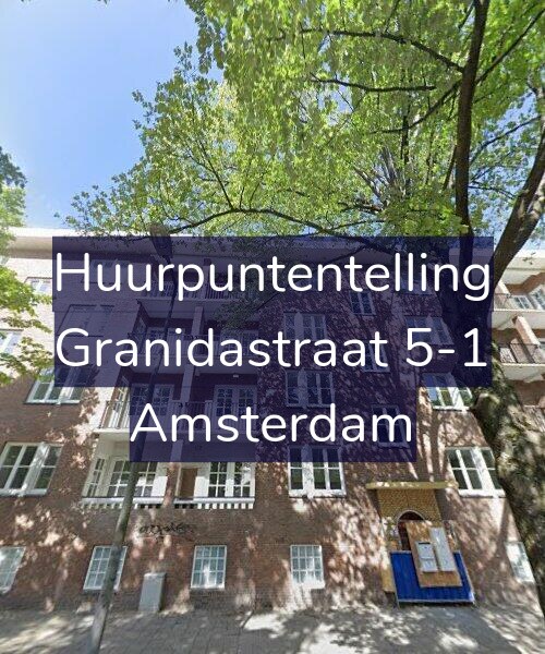 Foto gevel Huurpuntentelling voor Granidastraat 5-1, Amsterdam