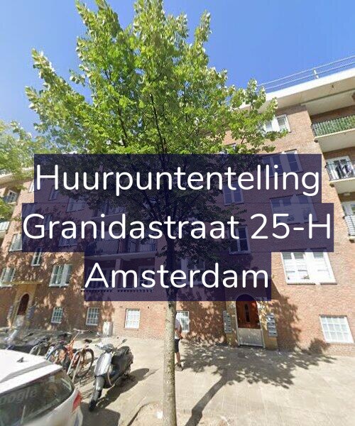 Foto gevel Huurpuntentelling voor Granidastraat 25-H, Amsterdam