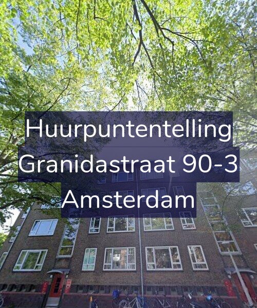 Foto gevel Huurpuntentelling voor Granidastraat 90-3, Amsterdam