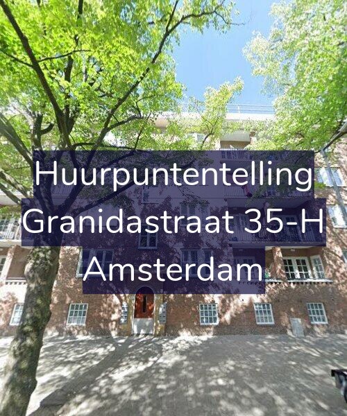 Foto gevel Huurpuntentelling voor Granidastraat 35-H, Amsterdam