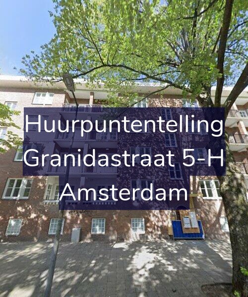 Foto gevel Huurpuntentelling voor Granidastraat 5-H, Amsterdam