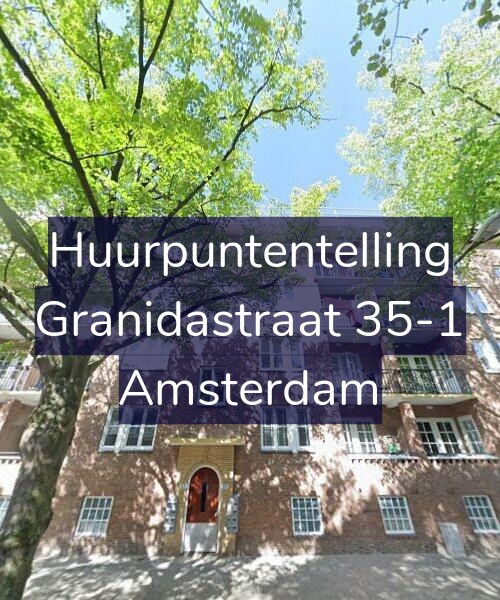 Foto gevel Huurpuntentelling voor Granidastraat 35-1, Amsterdam
