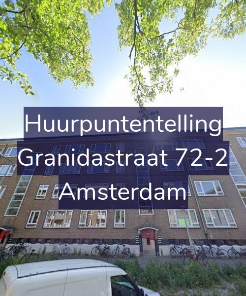 Foto gevel Huurpuntentelling voor Granidastraat 72-2, Amsterdam