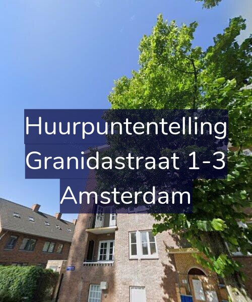 Foto gevel Huurpuntentelling voor Granidastraat 1-3, Amsterdam
