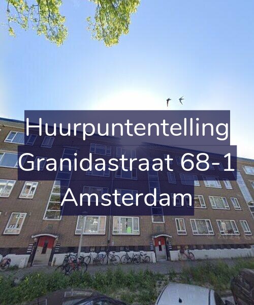 Foto gevel Huurpuntentelling voor Granidastraat 68-1, Amsterdam