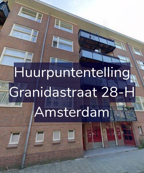 Foto gevel Huurpuntentelling voor Granidastraat 28-H, Amsterdam