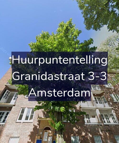 Foto gevel Huurpuntentelling voor Granidastraat 3-3, Amsterdam