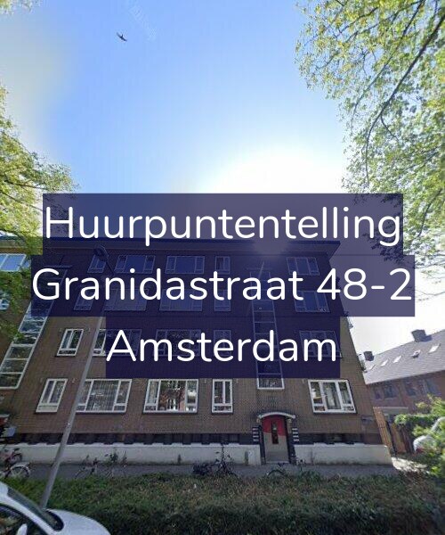 Foto gevel Huurpuntentelling voor Granidastraat 48-2, Amsterdam