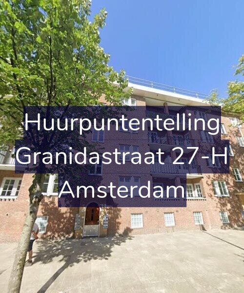 Foto gevel Huurpuntentelling voor Granidastraat 27-H, Amsterdam