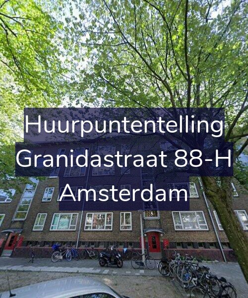 Foto gevel Huurpuntentelling voor Granidastraat 88-H, Amsterdam
