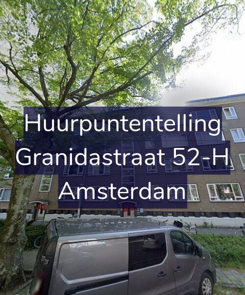 Foto gevel Huurpuntentelling voor Granidastraat 52-H, Amsterdam