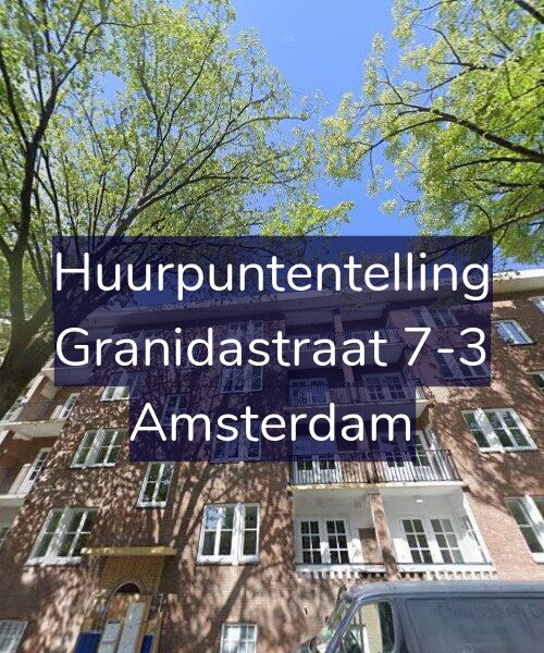 Foto gevel Huurpuntentelling voor Granidastraat 7-3, Amsterdam