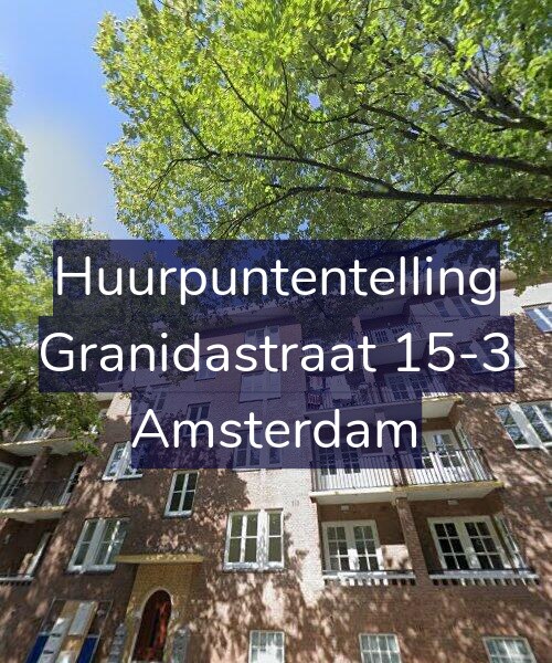 Foto gevel Huurpuntentelling voor Granidastraat 15-3, Amsterdam