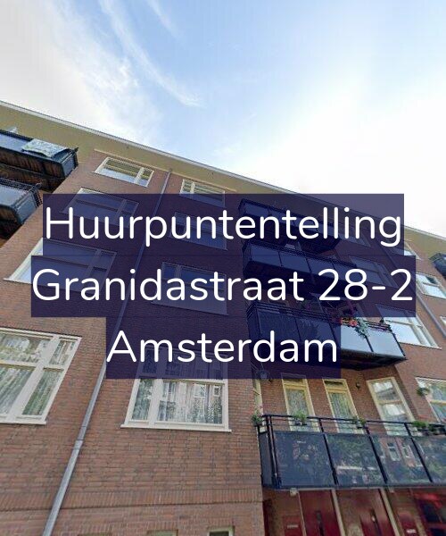 Foto gevel Huurpuntentelling voor Granidastraat 28-2, Amsterdam
